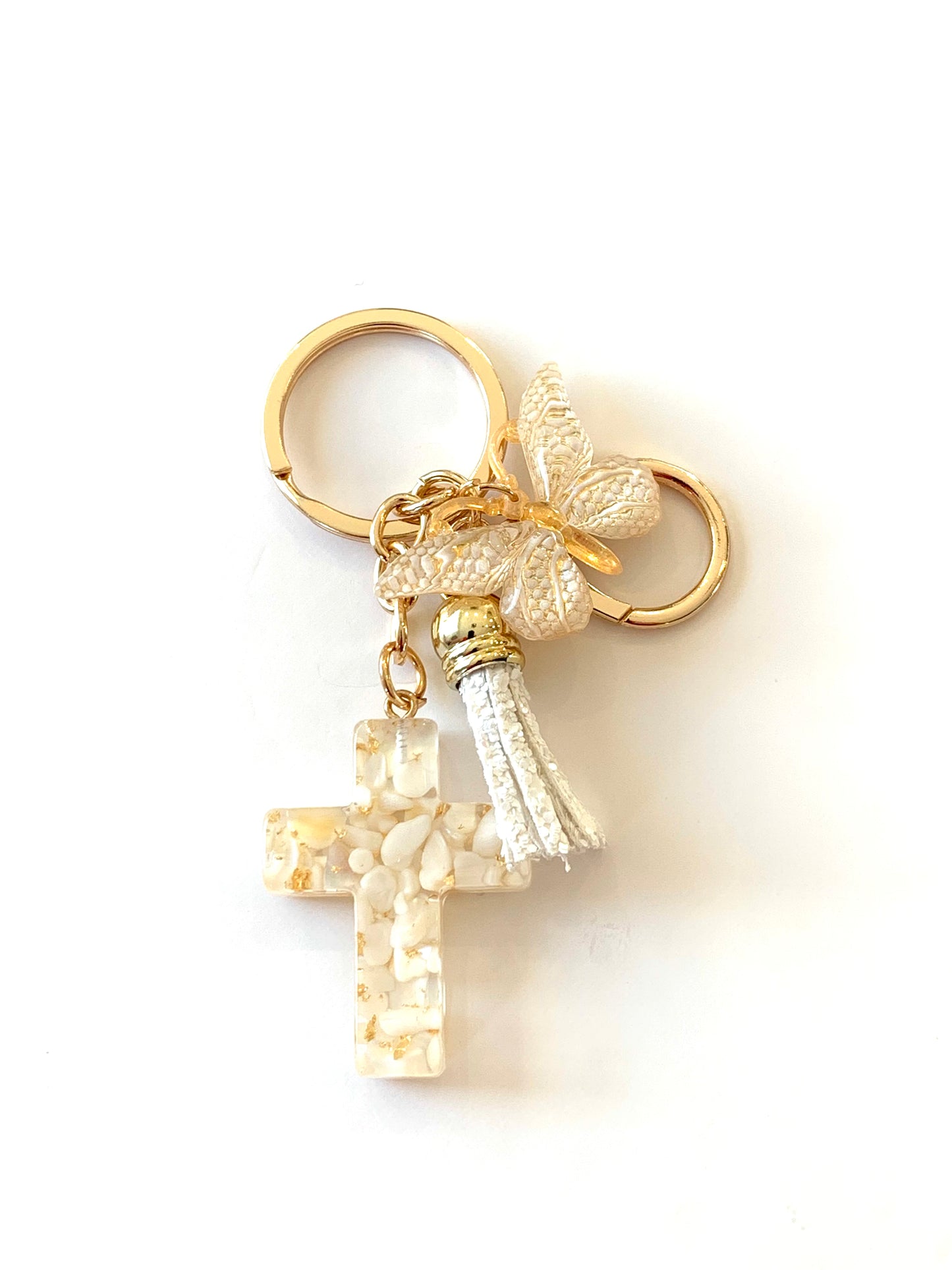 Cross keychain
