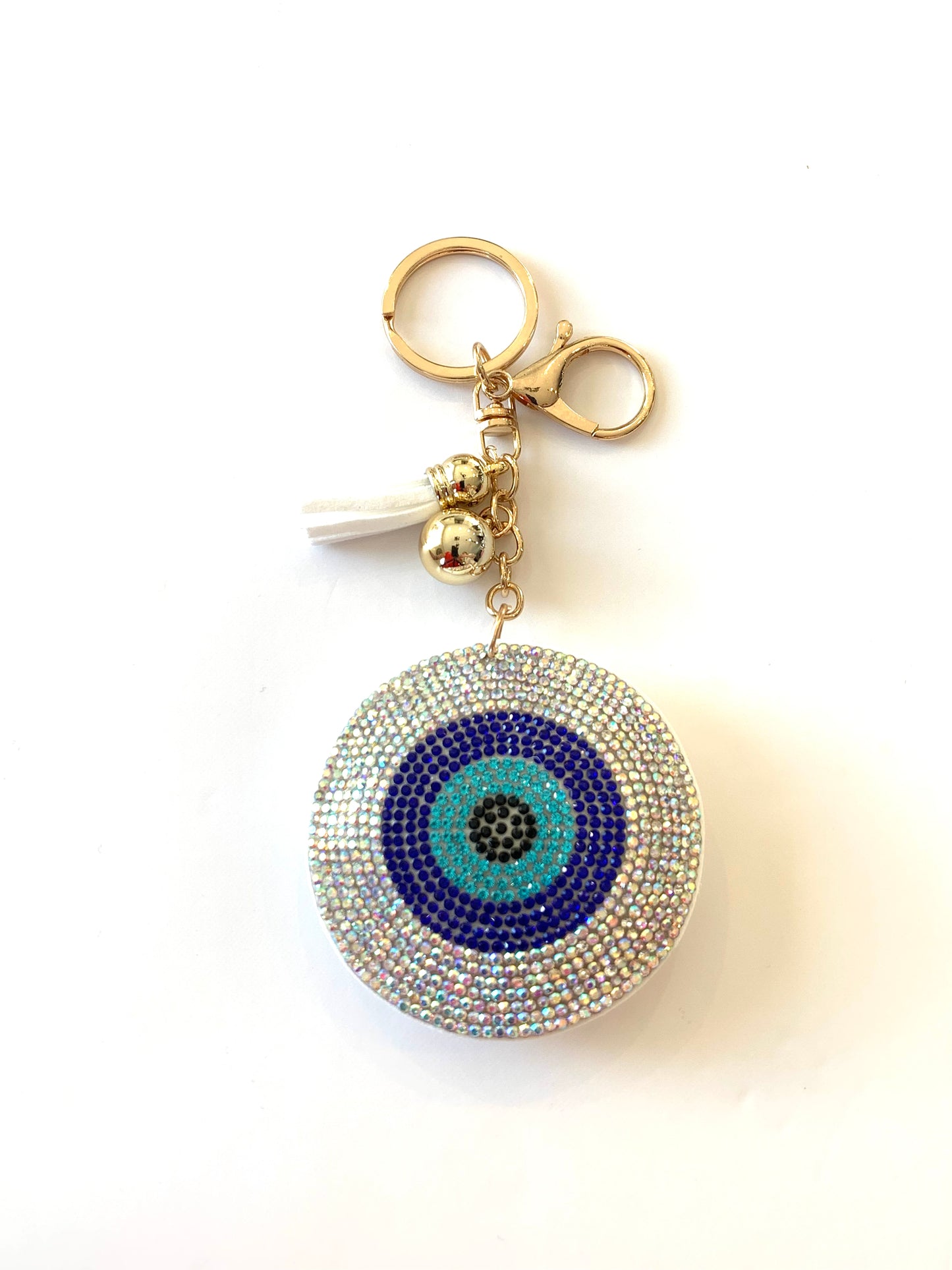 Sparkly eye keychain