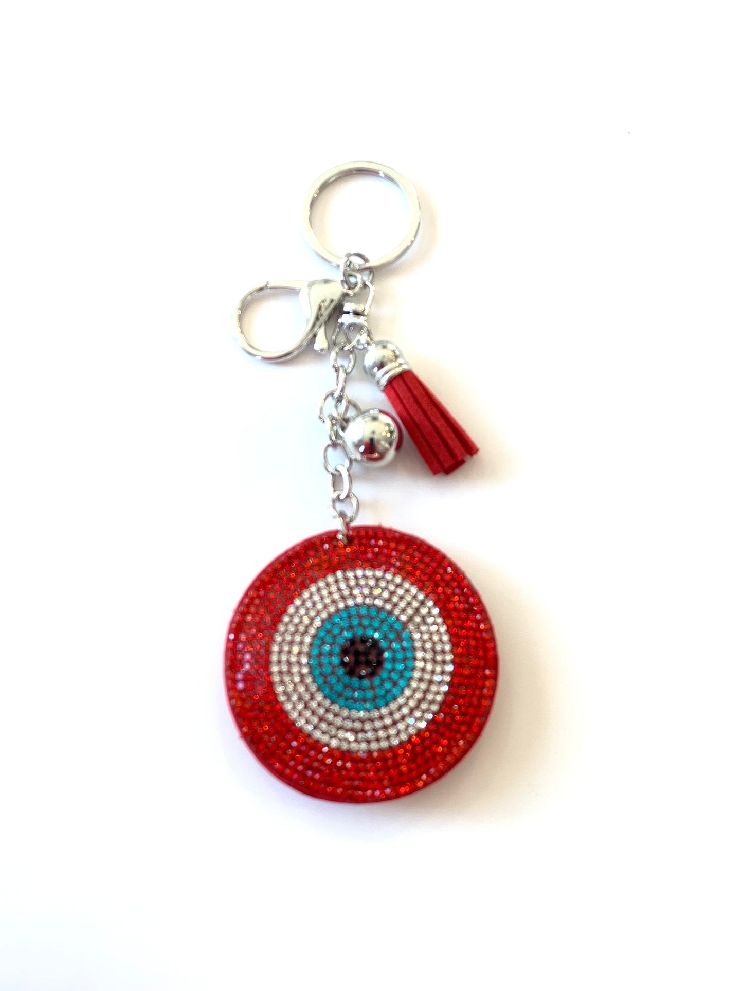 Sparkly eye keychain