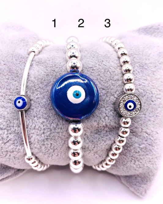 Handmade evil eye bracelets