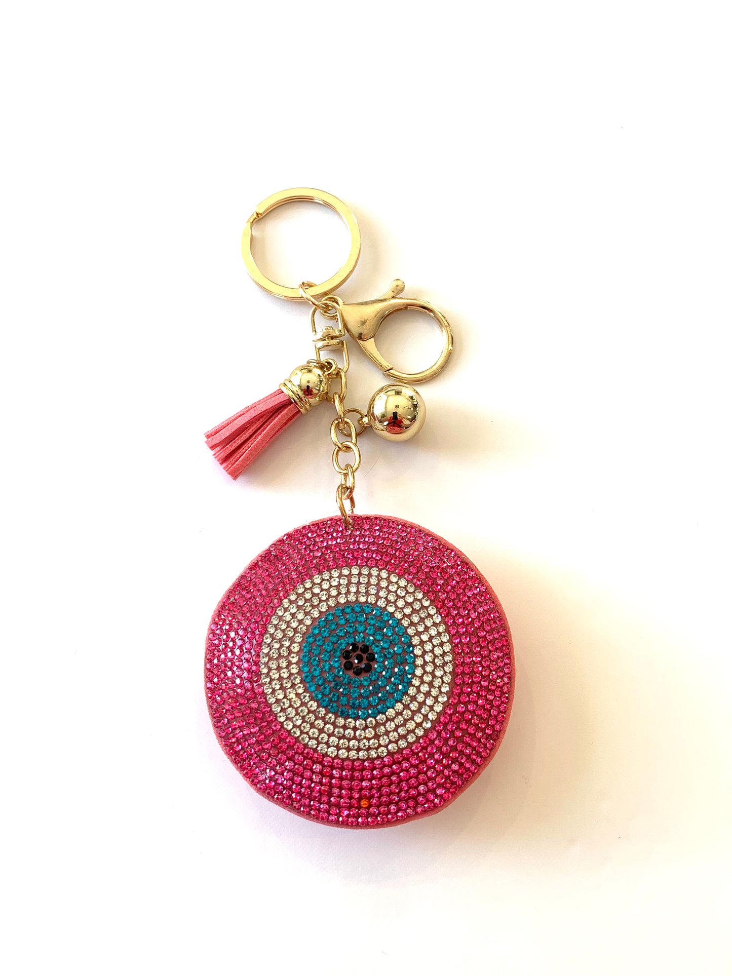 Sparkly eye keychain