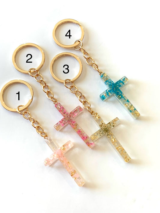 Cross keychain