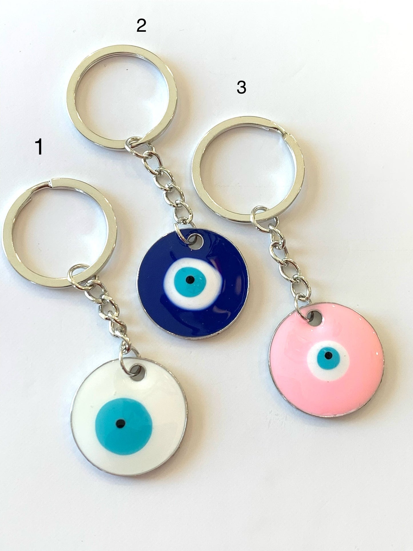 Evil eye keychain