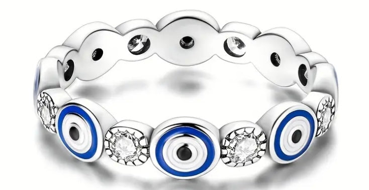 🔥classic evil eye ring