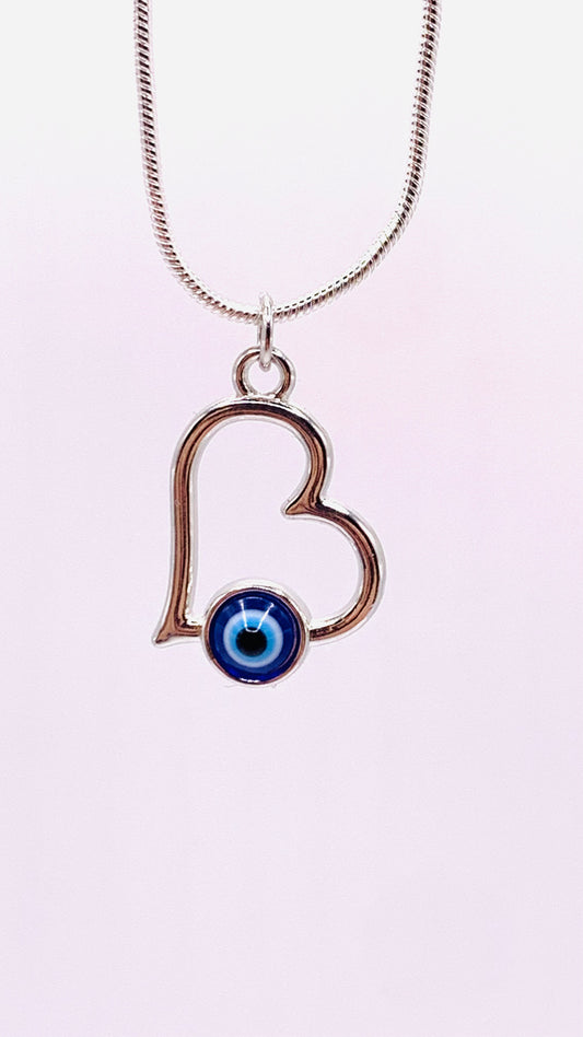 Evil eye heart