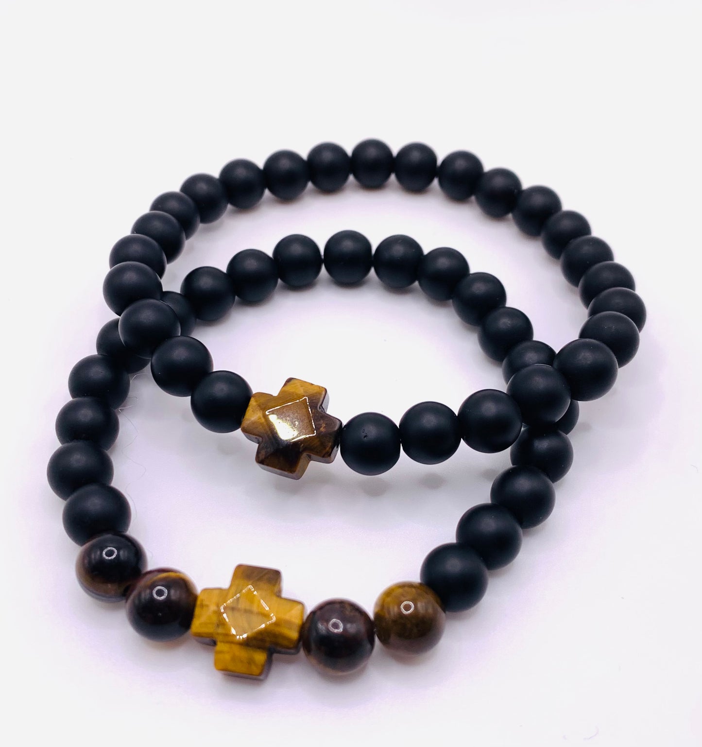 Tiger stone cross