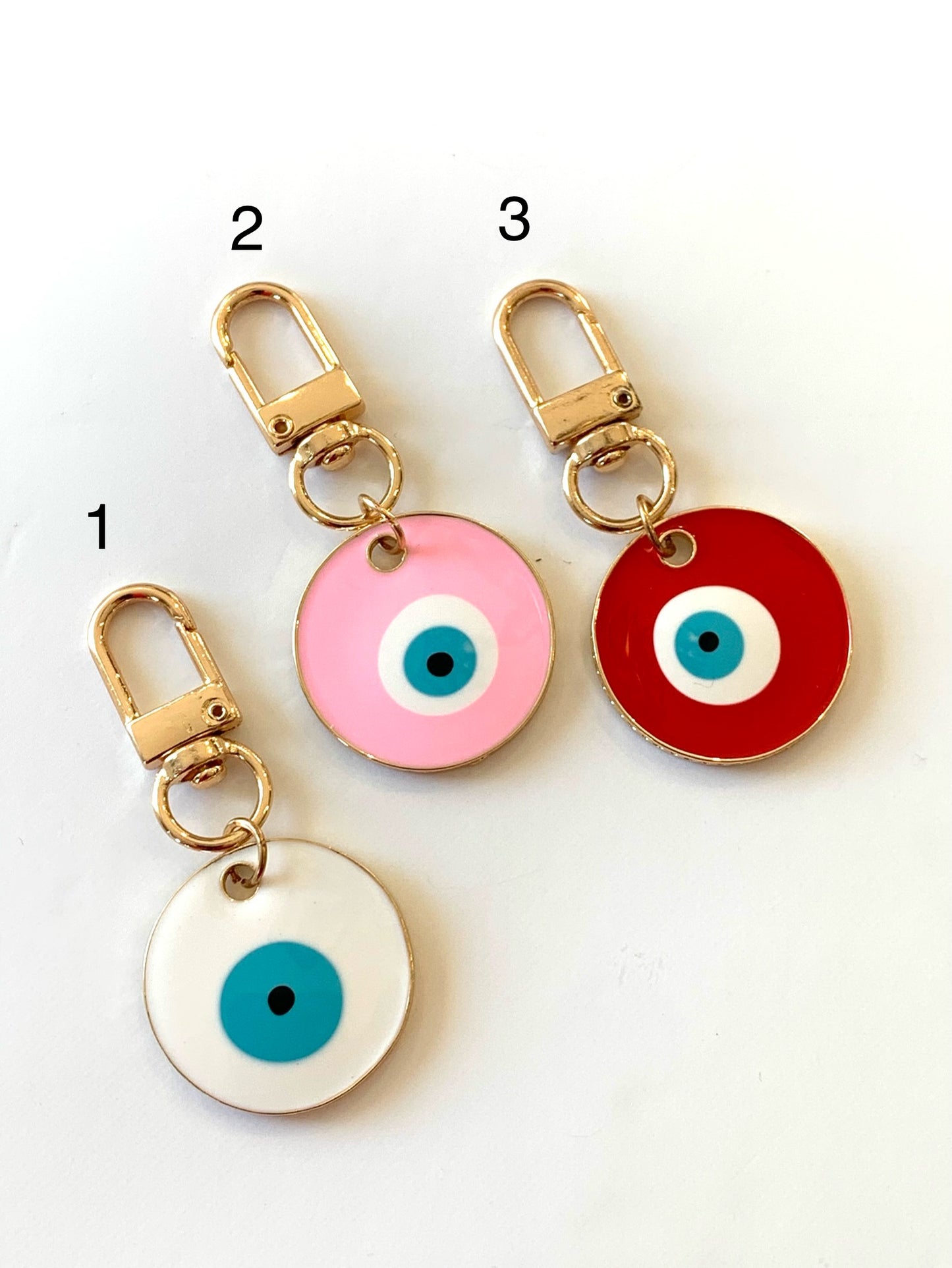 Evil eye keychain