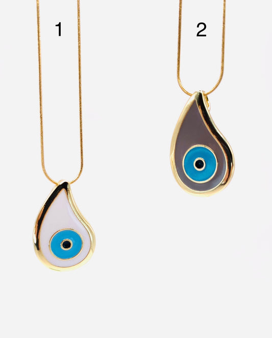 Evil eye amulet necklace