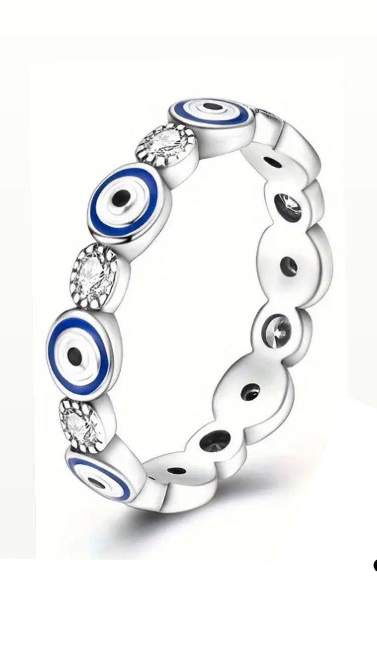 🔥classic evil eye ring