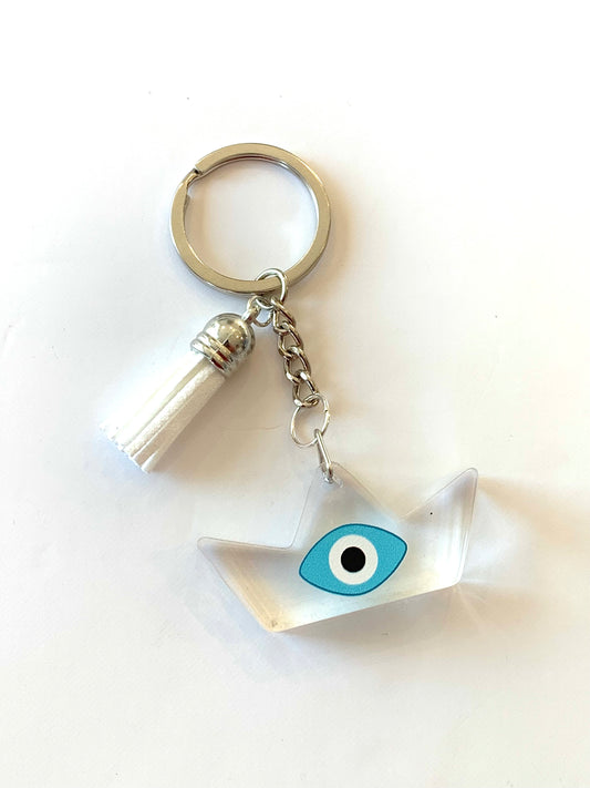 Handmade Evil Eye Keychain